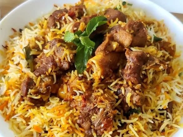Goat Biryani Half Tray.